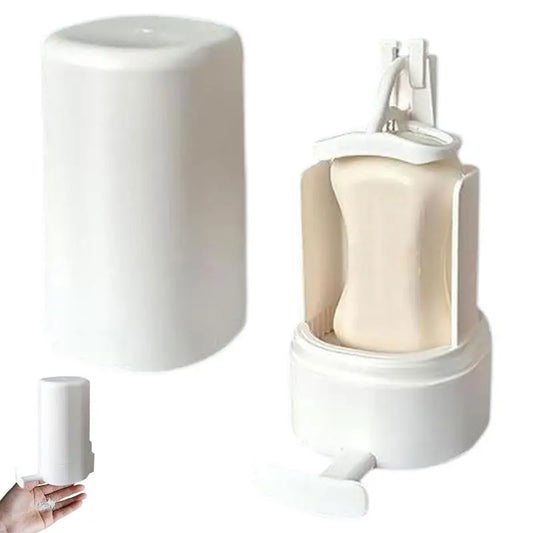 Wall-Mounted Soap Grinder with Lid – Adjustable Foamflaker Dispenser