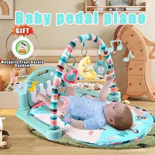 Baby Musical Pedal Piano Mat – Sensory Play Pad for Newborns 0–1 Year