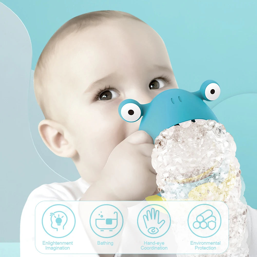 Blowing Bubble Baby Bath Toy – Shark and Crab Foam Maker