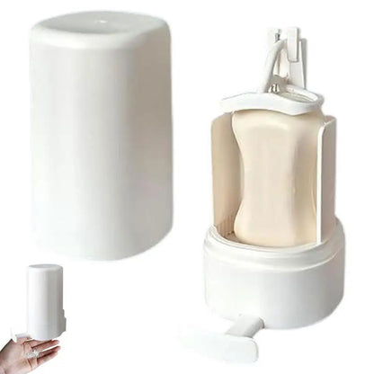 Wall-Mounted Soap Grinder with Lid – Adjustable Foamflaker Dispenser