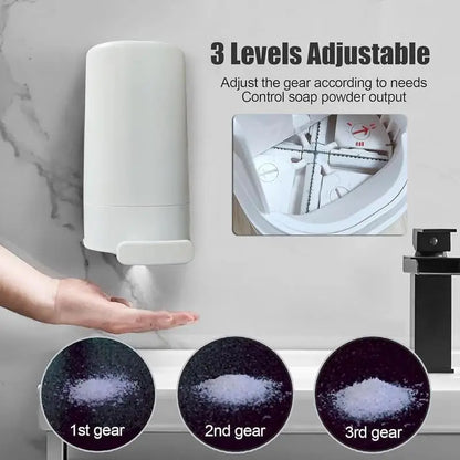 Wall-Mounted Soap Grinder with Lid – Adjustable Foamflaker Dispenser