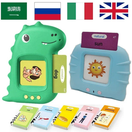 Talking Flash Cards – Interactive Educational Learning Machine with 224 Words for Preschool Kids